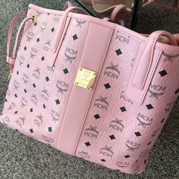MCM LIZ VI shopper tote soft pink - Picture 7 of 16